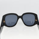 CHANEL Sunglasses plastic Black CC Auth ka3619-10