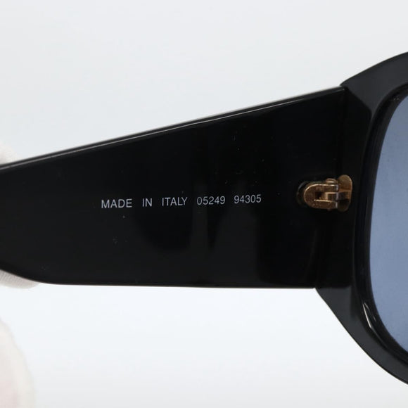 CHANEL Sunglasses plastic Black CC Auth ka3619