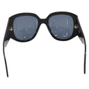CHANEL Sunglasses plastic Black CC Auth ka3619-3
