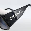 CHANEL Sunglasses plastic Black CC Auth ka3619-7