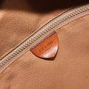 CELINE Macadam Canvas Shoulder Bag PVC Leather Brown Gold Auth ka3621-19