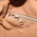 CELINE Macadam Canvas Shoulder Bag PVC Leather Brown Gold Auth ka3621-22