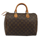 LOUIS VUITTON Monogram Speedy 30 Hand Bag M41526 LV Auth ka3623A-2