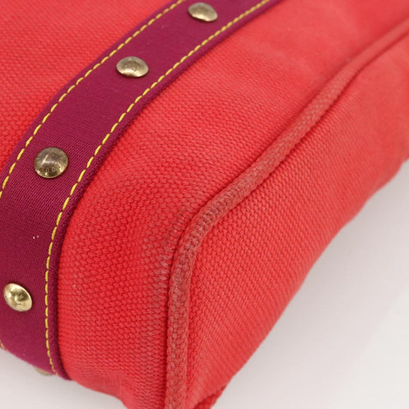 LOUIS VUITTON Antigua Cabas MM Tote Bag Red M40034 LV Auth ka3624
