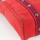 LOUIS VUITTON Antigua Cabas MM Tote Bag Red M40034 LV Auth ka3624-11
