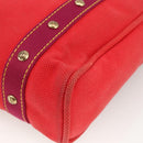 LOUIS VUITTON Antigua Cabas MM Tote Bag Red M40034 LV Auth ka3624-12