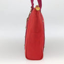 LOUIS VUITTON Antigua Cabas MM Tote Bag Red M40034 LV Auth ka3624-5