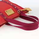LOUIS VUITTON Antigua Cabas MM Tote Bag Red M40034 LV Auth ka3624-7