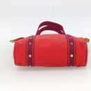 LOUIS VUITTON Antigua Cabas MM Tote Bag Red M40034 LV Auth ka3624-9