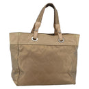 CHANEL Paris Biarritz GM Tote Bag Coated Canvas Gold Silver CC Auth ka3625-1