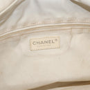 CHANEL Paris Biarritz GM Tote Bag Coated Canvas Gold Silver CC Auth ka3625-18