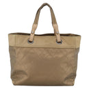 CHANEL Paris Biarritz GM Tote Bag Coated Canvas Gold Silver CC Auth ka3625-2