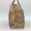 CHANEL Paris Biarritz GM Tote Bag Coated Canvas Gold Silver CC Auth ka3625-3