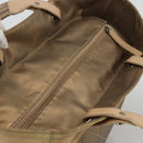 CHANEL Paris Biarritz GM Tote Bag Coated Canvas Gold Silver CC Auth ka3625-6