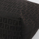 FENDI Zucchino Canvas Tote Bag Schwarz Auth ka3627-10