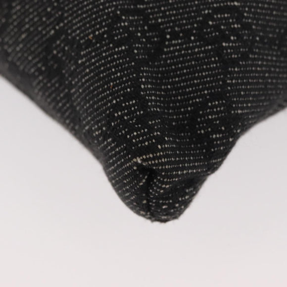 GUCCI GG Canvas Waist bag Black Silver 28556 Auth ka3628