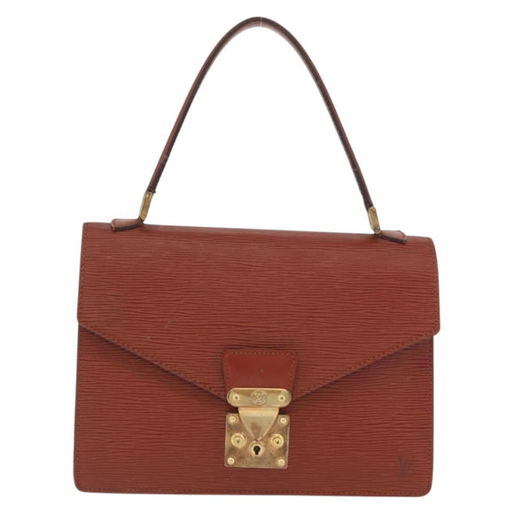 LOUIS VUITTON Epi Concorde Hand Bag Brown M52133 LV Auth ka3633