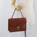LOUIS VUITTON Epi Concorde Hand Bag Brown M52133 LV Auth ka3633-28
