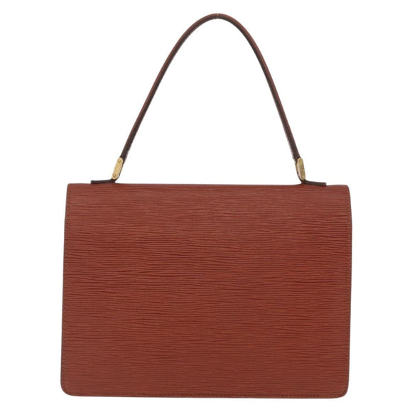 LOUIS VUITTON Epi Concorde Hand Bag Brown M52133 LV Auth ka3633
