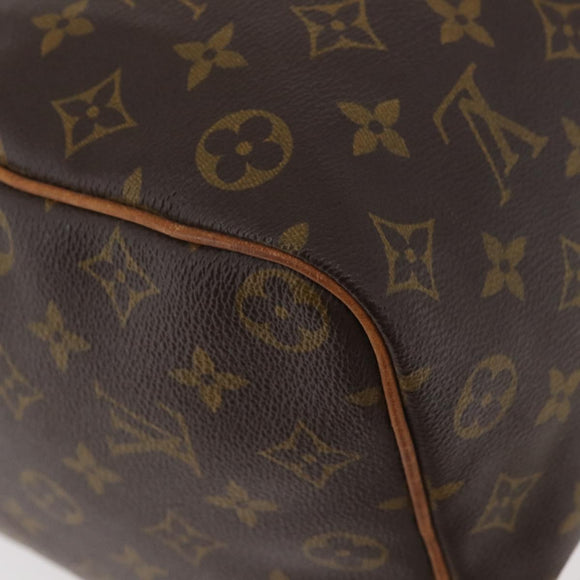 LOUIS VUITTON Monogram Speedy 35 Hand Bag M41524 LV Auth ka3636A