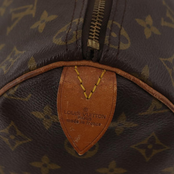 LOUIS VUITTON Monogram Speedy 35 Hand Bag M41524 LV Auth ka3636A