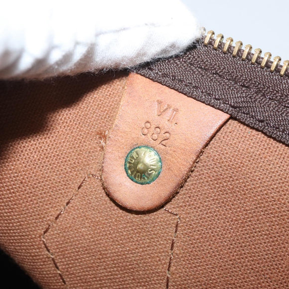 LOUIS VUITTON Monogram Speedy 35 Hand Bag M41524 LV Auth ka3636A