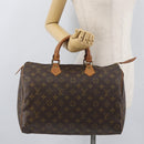LOUIS VUITTON Monogram Speedy 35 Hand Bag M41524 LV Auth ka3636A-21
