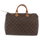 LOUIS VUITTON Monogram Speedy 35 Hand Bag M41524 LV Auth ka3636A-2