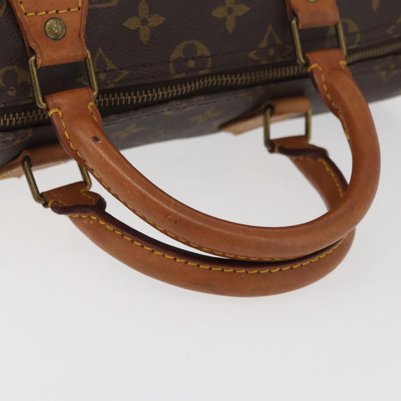 LOUIS VUITTON Monogram Speedy 35 Hand Bag M41524 LV Auth ka3636A