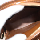 LOUIS VUITTON Monogram Vernis Christie PM Shoulder Bag Bronze M91111 Auth ka3637-9