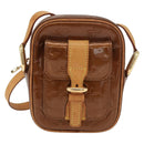 LOUIS VUITTON Monogram Vernis Christie PM Shoulder Bag Bronze M91111 Auth ka3637-13