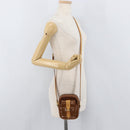 LOUIS VUITTON Monogram Vernis Christie PM Shoulder Bag Bronze M91111 Auth ka3637-23