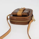 LOUIS VUITTON Monogram Vernis Christie PM Shoulder Bag Bronze M91111 Auth ka3637-6