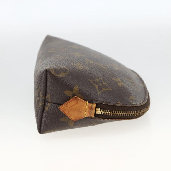 LOUIS VUITTON Monogram Pochette Cosmetic PM Pouch M43998 LV Auth ka3638