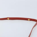 LOEWE Velazquez Hand Bag Leather 2way Orange Gold Auth ka3639-9