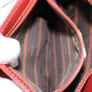 LOEWE Velazquez Hand Bag Leather 2way Orange Gold Auth ka3639-23