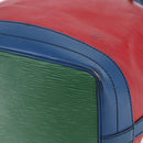 LOUIS VUITTON Epi Tricolor Noe Shoulder Bag Blue Red Green M44082 LV Auth ka364-9