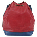 LOUIS VUITTON Epi Tricolor Noe Shoulder Bag Blue Red Green M44082 LV Auth ka364-2