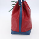 LOUIS VUITTON Epi Tricolor Noe Shoulder Bag Blue Red Green M44082 LV Auth ka364-4