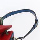 LOUIS VUITTON Epi Tricolor Noe Shoulder Bag Blue Red Green M44082 LV Auth ka364-8