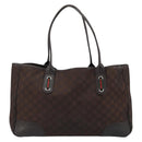 GUCCI GG Canvas Web Sherry Line Bag Nylon Outlet Brown Silver 293592 Auth ka3641-3
