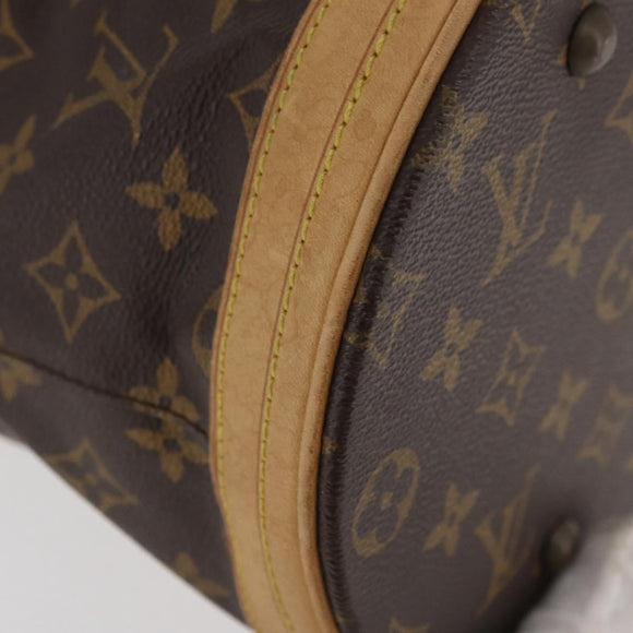 LOUIS VUITTON Monogram Bucket GM Shoulder Bag M42236 LV Auth ka3643