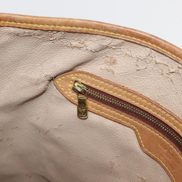 LOUIS VUITTON Monogram Bucket GM Shoulder Bag M42236 LV Auth ka3643