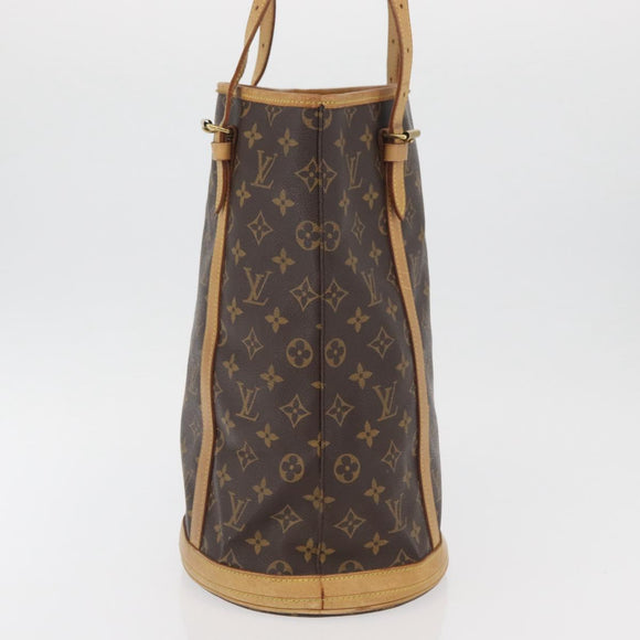 LOUIS VUITTON Monogram Bucket GM Shoulder Bag M42236 LV Auth ka3643