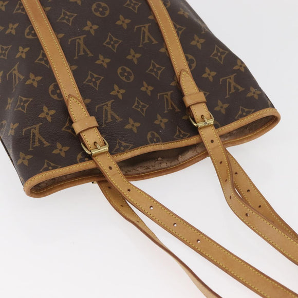 LOUIS VUITTON Monogram Bucket GM Shoulder Bag M42236 LV Auth ka3643