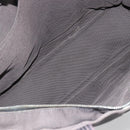 HERMES Her Line Tote MM Tasche Canvas Grau Silber Auth ka3644-10