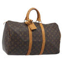 LOUIS VUITTON Monogram Keepall 45 Boston Bag M41428 LV Auth ka3645-1