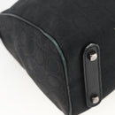 Salvatore Ferragamo Shoulder Bag Canvas Black Silver Auth ka3648-11