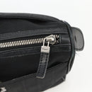 Salvatore Ferragamo Shoulder Bag Canvas Black Silver Auth ka3648-14