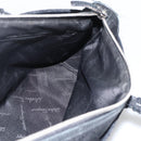 Salvatore Ferragamo Shoulder Bag Canvas Black Silver Auth ka3648-17